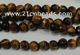 CTE751 15.5 inches 6mm faceted round yellow tiger eye beads wholesale