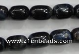 CTE79 15.5 inches 11*15mm drum blue tiger eye gemstone beads