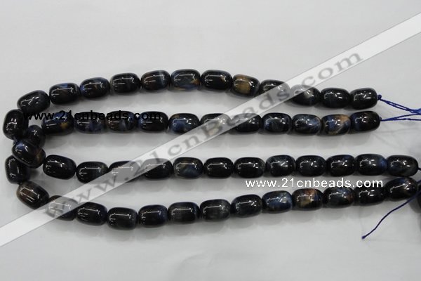 CTE79 15.5 inches 11*15mm drum blue tiger eye gemstone beads