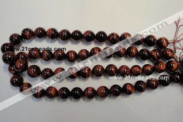 CTE87 15.5 inches 14mm round red tiger eye gemstone beads