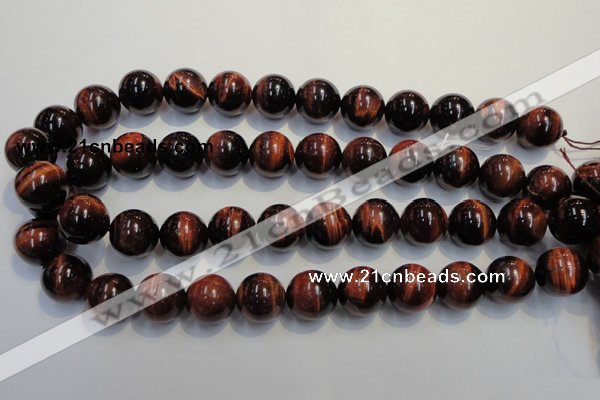 CTE88 15.5 inches 16mm round red tiger eye gemstone beads