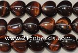 CTE890 15.5 inches 12*12mm heart red tiger eye beads wholesale