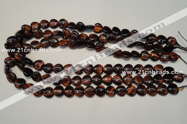 CTE890 15.5 inches 12*12mm heart red tiger eye beads wholesale