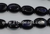 CTE951 15.5 inches 10*14mm oval dyed blue tiger eye beads wholesale