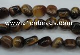 CTE96 15.5 inches 6*9mm nuggets yellow tiger eye beads wholesale