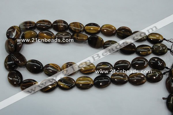 CTE98 15.5 inches 15*20mm oval yellow tiger eye beads wholesale