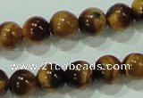 CTG02 15.5 inches 4mm round tiny tigers eye beads wholesale