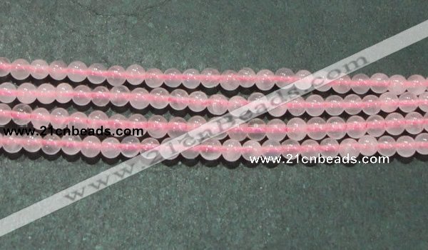 CTG07 15.5 inches 3mm round tiny rose quartz beads wholesale