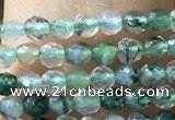 CTG1008 15.5 inches 2mm faceted round tiny moss agate beads