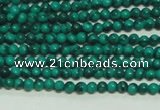 CTG101 15.5 inches 2mm round tiny synthetic malachite beads wholesale