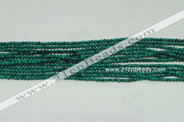 CTG101 15.5 inches 2mm round tiny synthetic malachite beads wholesale