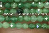 CTG1036 15.5 inches 2mm faceted round tiny African jade beads