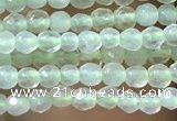 CTG1045 15.5 inches 2mm faceted round tiny prehnite gemstone beads