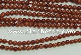 CTG112 15.5 inches 2mm round tiny goldstone beads wholesale