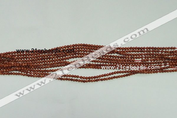 CTG112 15.5 inches 2mm round tiny goldstone beads wholesale