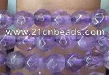 CTG1125 15.5 inches 3mm faceted round tiny amethyst beads