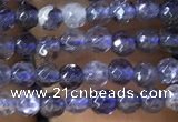 CTG1141 15.5 inches 3mm faceted round tiny iolite gemstone beads