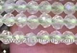 CTG1144 15.5 inches 3mm faceted round tiny prehnite gemstone beads