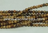 CTG117 15.5 inches 2mm round tiny leopard skin jasper beads wholesale