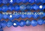 CTG1195 15.5 inches 3mm faceted round tiny apatite gemstone beads