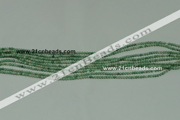 CTG125 15.5 inches 2mm round tiny Qinghai jade beads wholesale