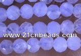 CTG1304 15.5 inches 3mm faceted round blue lace agate beads wholesale