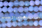 CTG1307 15.5 inches 2mm faceted round amazonite beads wholesale