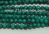 CTG131 15.5 inches 3mm round tiny synthetic malachite beads wholesale