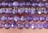 CTG1341 15.5 inches 2mm faceted round amethyst gemstone beads