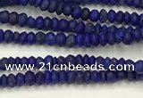 CTG1370 15.5 inches 1*1.5mm rondelle tiny lapis lazuli beads