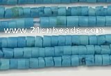 CTG1372 15.5 inches 1.5*2mm heishi tiny blue turquoise beads