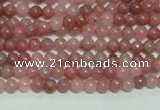 CTG140 15.5 inches 3mm round tiny rhodochrosite gemstone beads wholesale