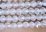 CTG1402 15.5 inches 2mm faceted round white moonstone beads wholesale