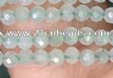 CTG1410 15.5 inches 2mm faceted round prehnite beads wholesale