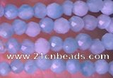 CTG1422 15.5 inches 2mm faceted round amazonite beads wholesale