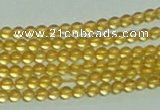 CTG146 15.5 inches 3mm round tiny citrine gemstone beads wholesale