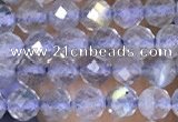 CTG1508 15.5 inches 3mm faceted round labradorite beads wholesale