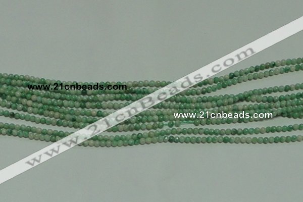 CTG155 15.5 inches 3mm round tiny Qinghai jade beads wholesale