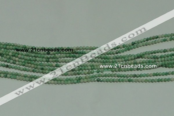 CTG155 15.5 inches 3mm round tiny Qinghai jade beads wholesale