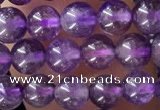 CTG1584 15.5 inches 4mm round amethyst gemstone beads wholesale