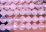 CTG1600 15.5 inches 2.5mm faceted round tiny white moonstone beads