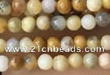 CTG2019 15 inches 2mm,3mm yellow crazy lace agate beads