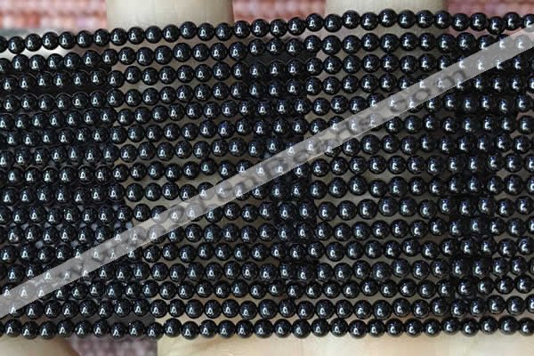 CTG2030 15 inches 2mm,3mm natural black spinel beads