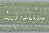 CTG204 15.5 inches 3mm faceted round tiny prehnite gemstone beads