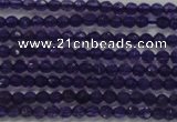 CTG205 15.5 inches 3mm faceted round tiny amethyst gemstone beads