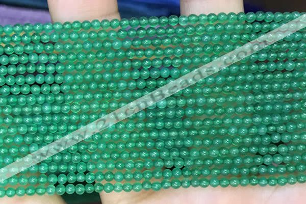 CTG2063 15 inches 2mm,3mm green agate gemstone beads