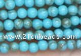 CTG2084 15 inches 2mm,3mm synthetic turquoise gemstone beads