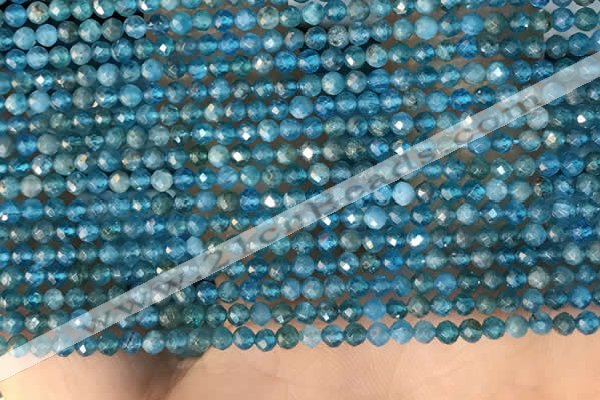 CTG2130 15 inches 2mm,3mm faceted round apatite gemstone beads