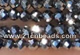 CTG2147 15 inches 2mm,3mm & 4mm faceted round terahertz gemstone beads