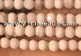 CTG2148 15 inches 2mm,3mm & 4mm faceted round white howlite beads